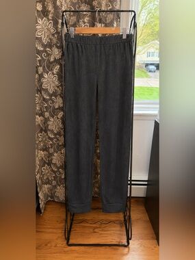 Women's Charcoal Elastic-Waist Jogger Pants